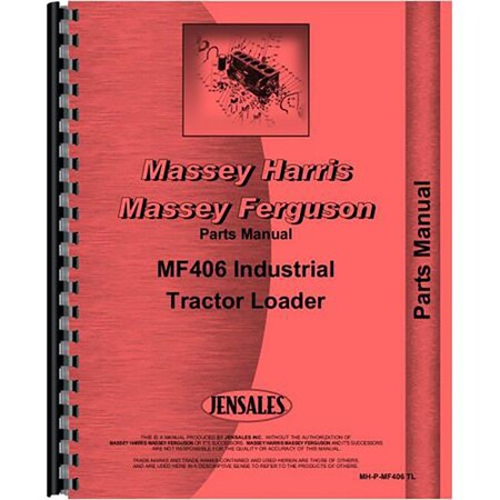 New Tractor Parts Manual Fits Massey Ferguson MF 406